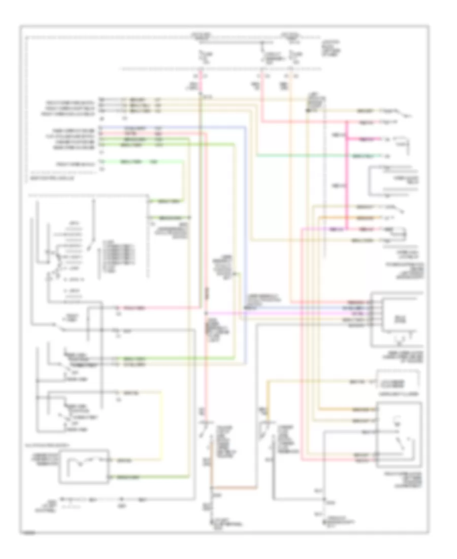 WiperWasher Wiring Diagram for Jeep Liberty Rocky Mountain Edition 2005