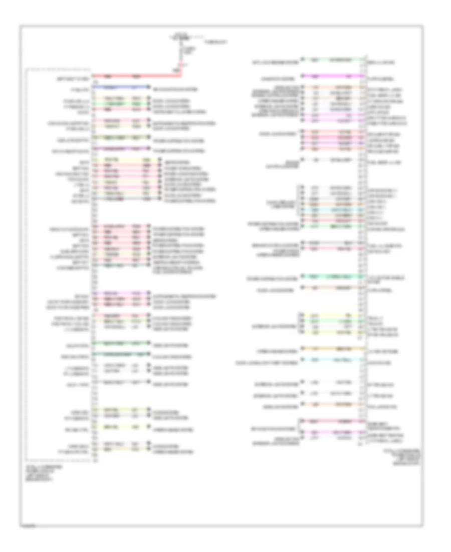 Body Control Modules Wiring Diagram 1 of 2 for Jeep Grand Cherokee Limited 2013