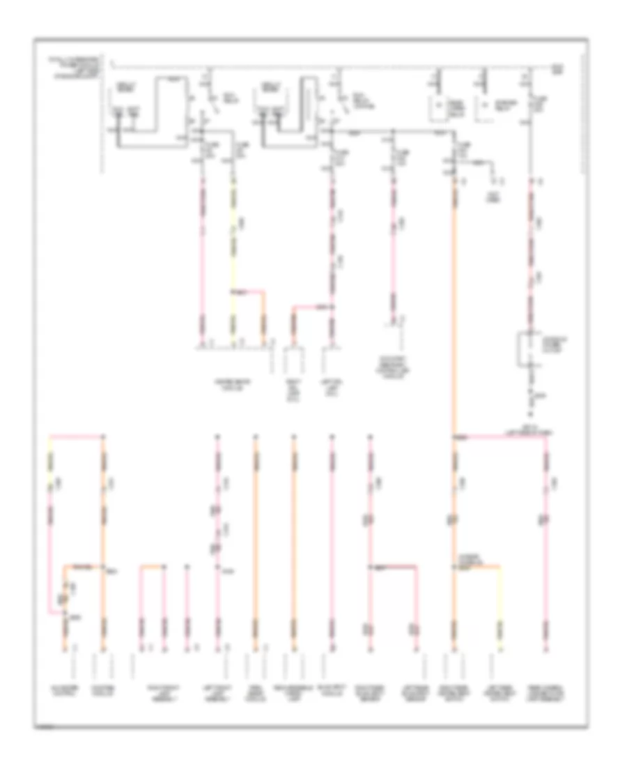 Power Distribution Wiring Diagram 4 of 4 for Jeep Grand Cherokee Limited 2013