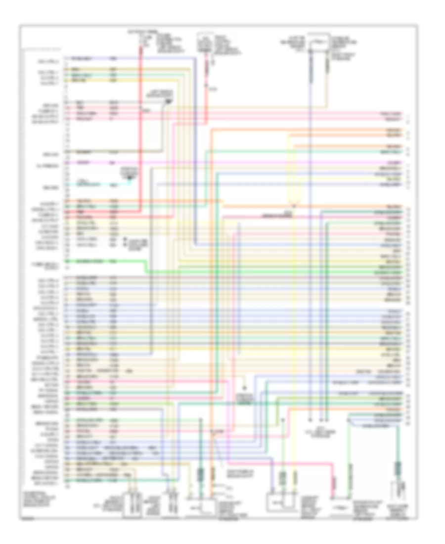 6.1L, Engine Performance Wiring Diagram (1 of 6) for Jeep Grand Cherokee SRT-8 2008