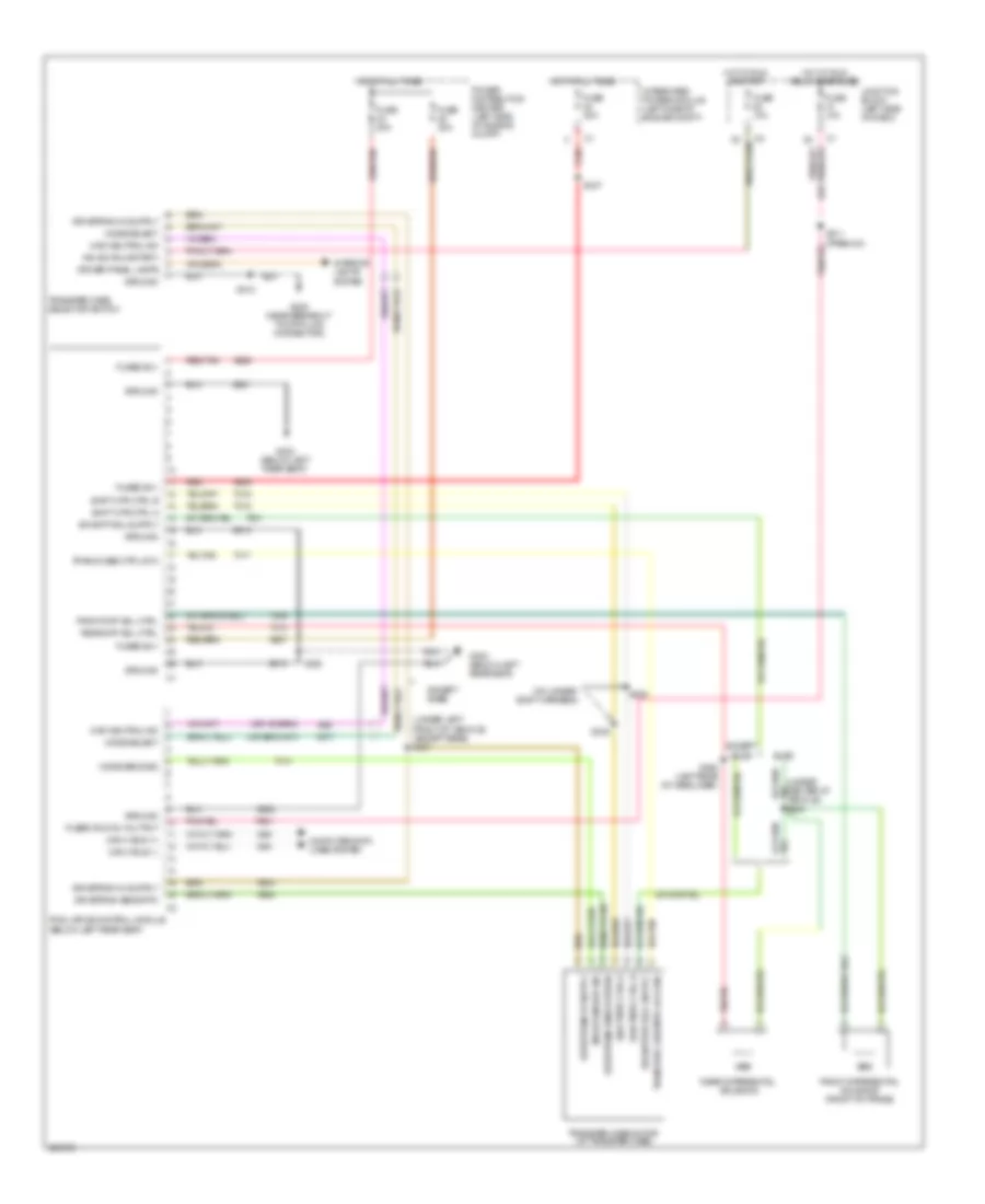 6.1L, 4WD Wiring Diagram for Jeep Grand Cherokee SRT-8 2008