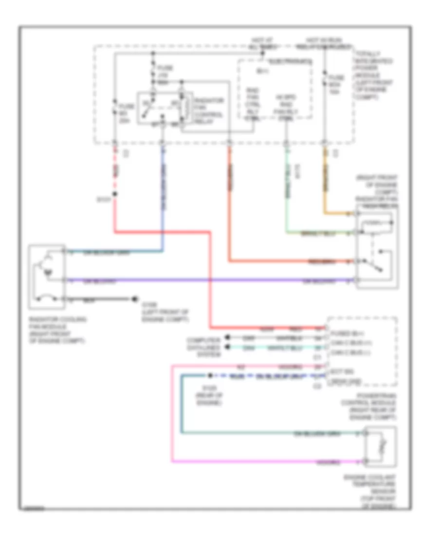 Cooling Fan Wiring Diagram for Jeep Liberty Limited 2008