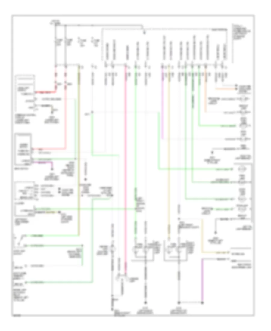 Exterior Lamps Wiring Diagram for Jeep Liberty Limited 2008