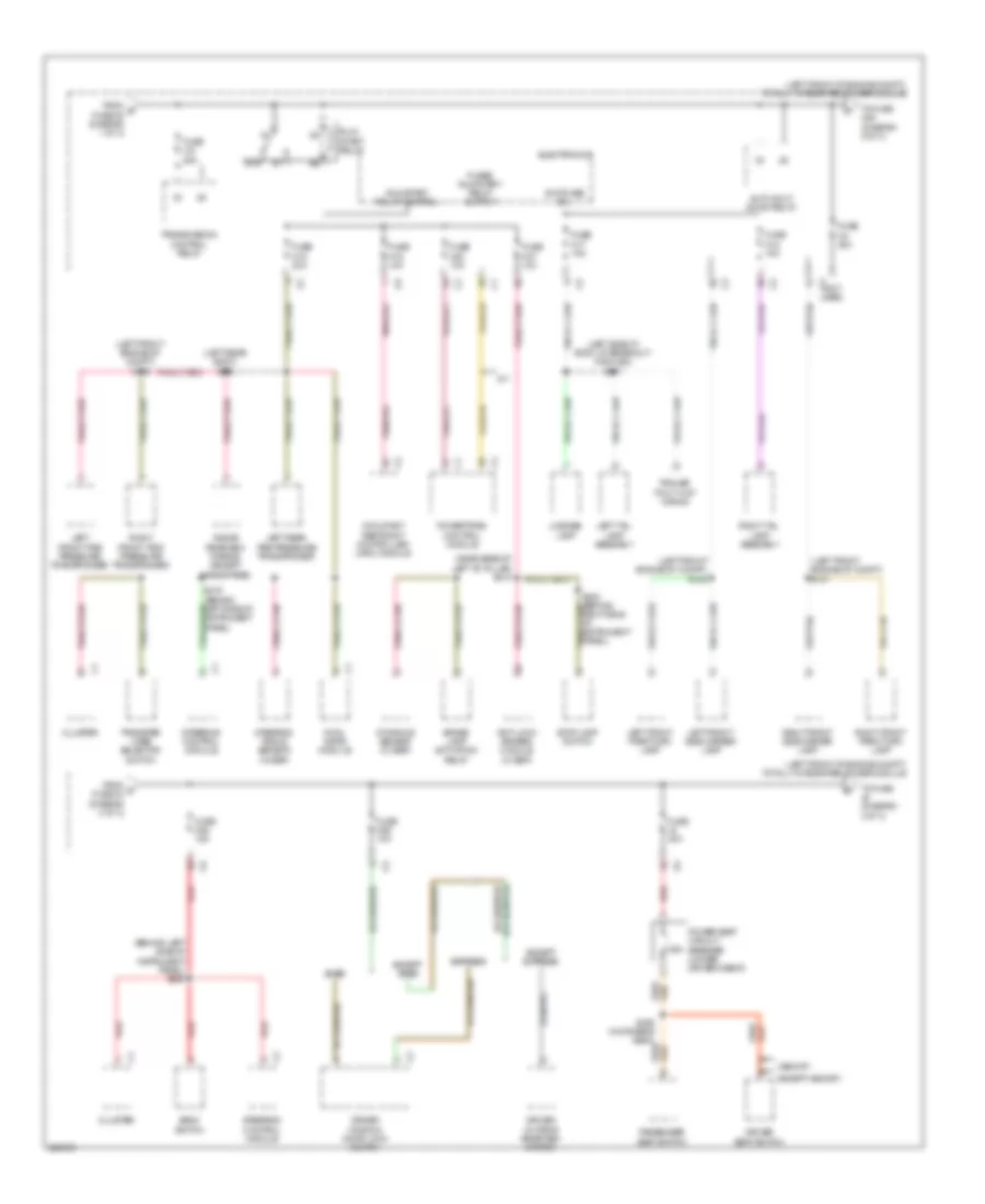Power Distribution Wiring Diagram 2 of 3 for Jeep Liberty Limited 2008
