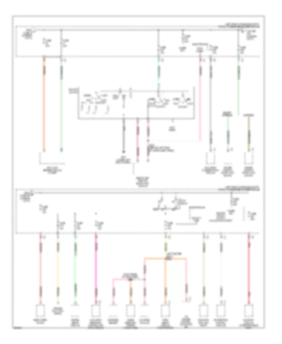 Power Distribution Wiring Diagram (3 of 3) for Jeep Liberty Limited 2008