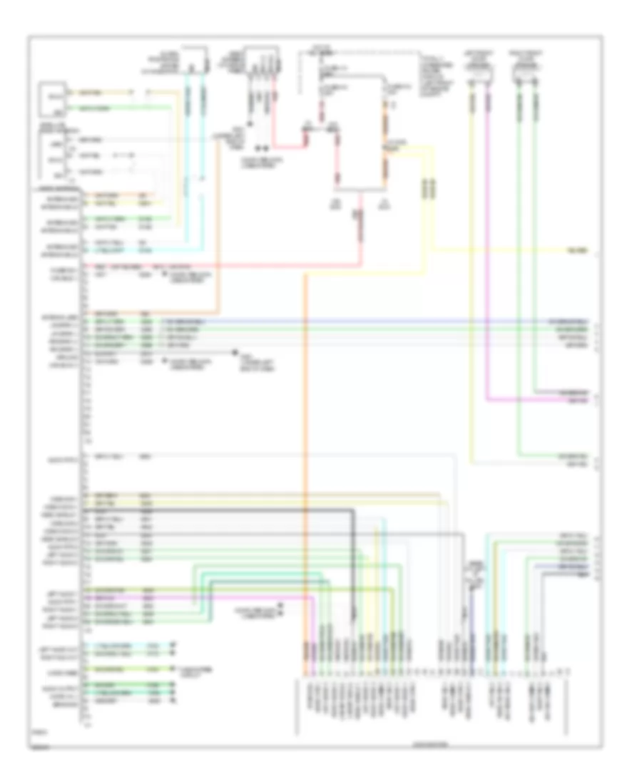Radio Wiring Diagram Premium 1 of 2 for Jeep Liberty Limited 2008