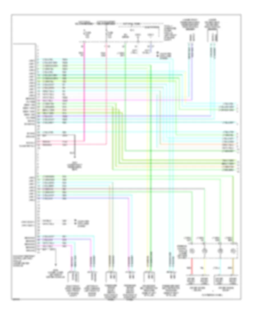 Supplemental Restraints Wiring Diagram 1 of 2 for Jeep Liberty Limited 2008