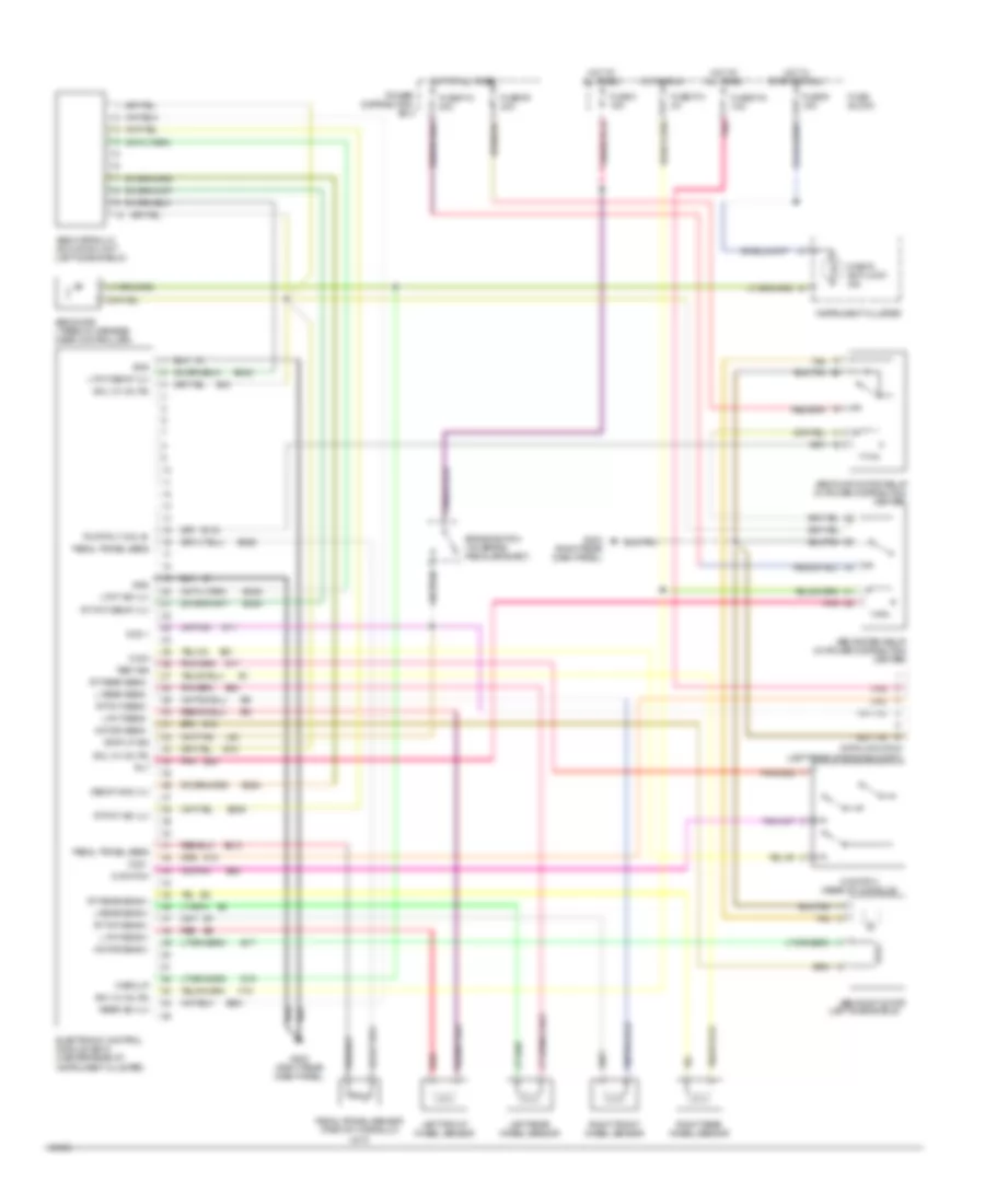 Anti-lock Brake Wiring Diagrams for Jeep Wrangler SE 1994