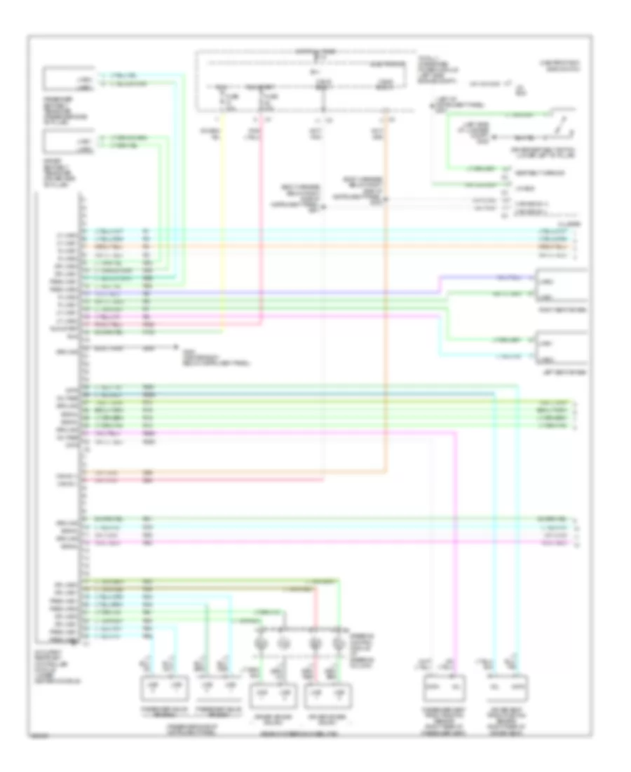Supplemental Restraints Wiring Diagram 1 of 2 for Jeep Patriot Limited 2008
