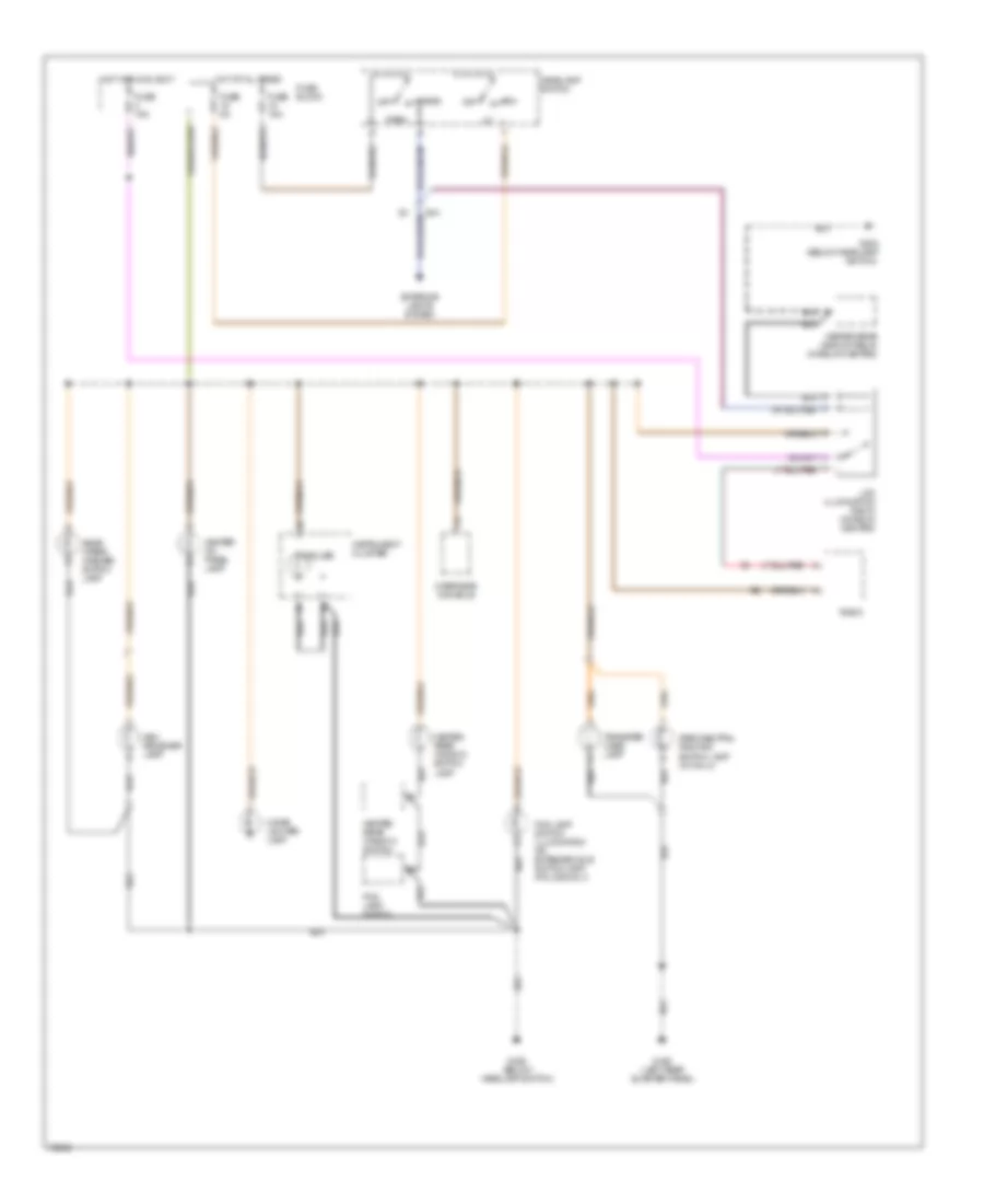 Interior Light Wiring Diagram 2 of 2 for Jeep Cherokee Country 1995