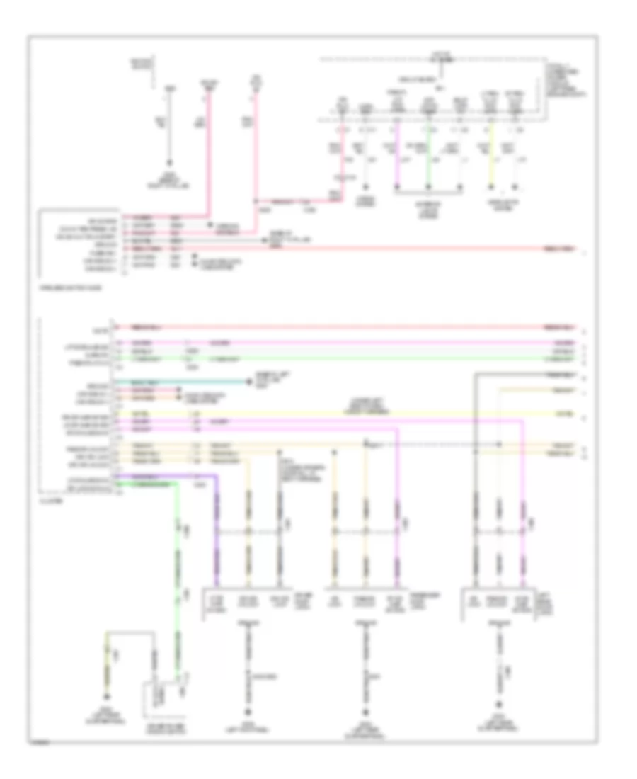 Power Door Locks Wiring Diagram 1 of 2 for Jeep Compass Latitude 2011