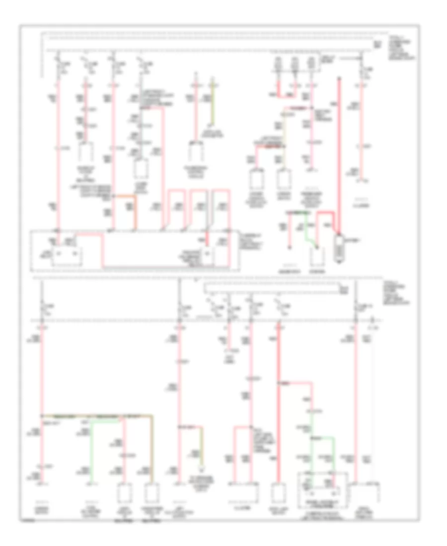 Power Distribution Wiring Diagram 1 of 3 for Jeep Compass Limited 2011