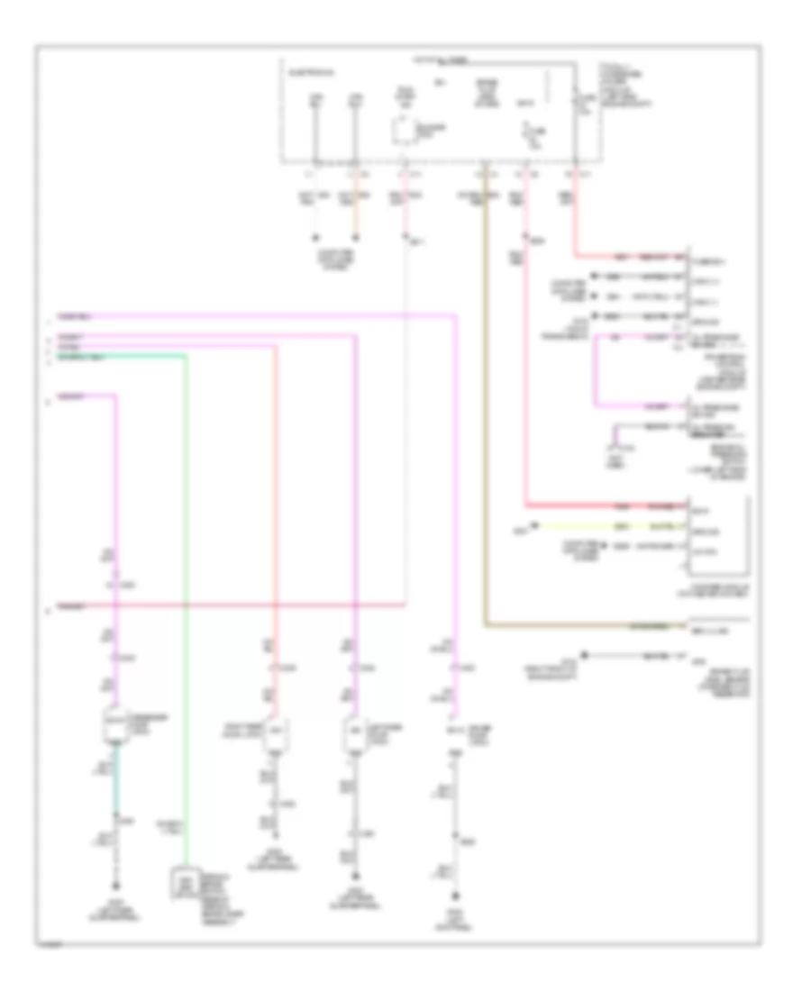Instrument Cluster Wiring Diagram 2 of 2 for Jeep Patriot Limited 2013
