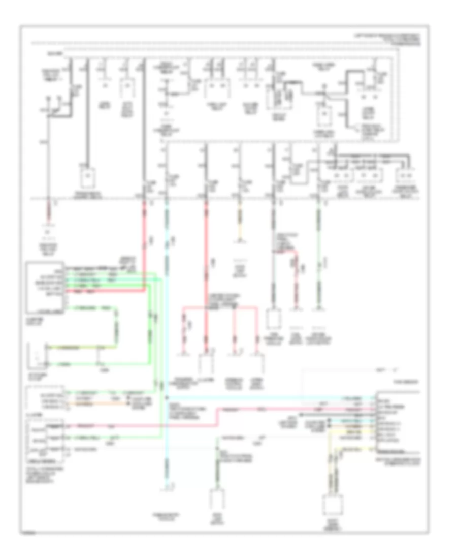 Power Distribution Wiring Diagram 2 of 4 for Jeep Grand Cherokee Laredo 2011