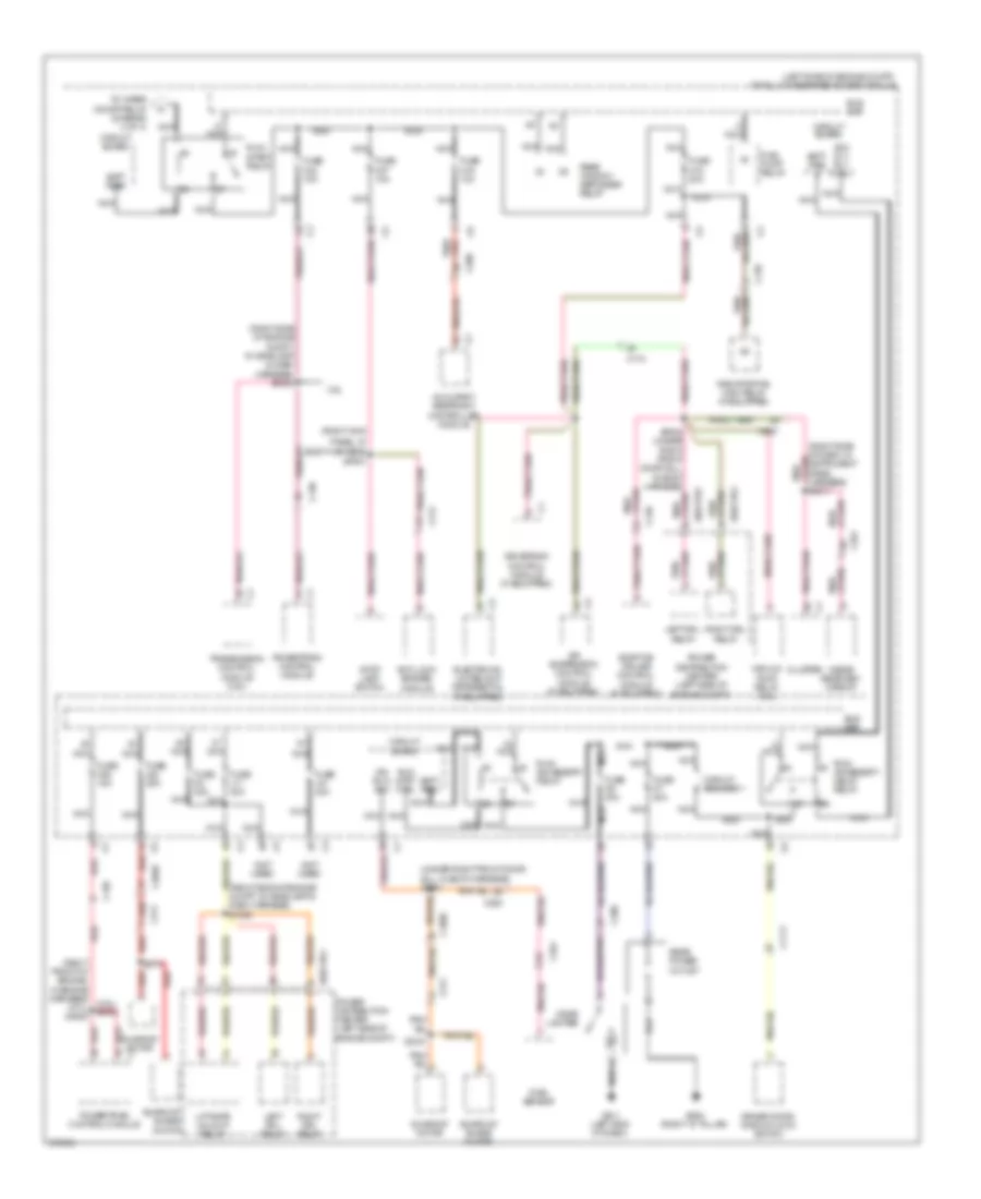 Power Distribution Wiring Diagram (3 of 4) for Jeep Grand Cherokee Laredo 2011