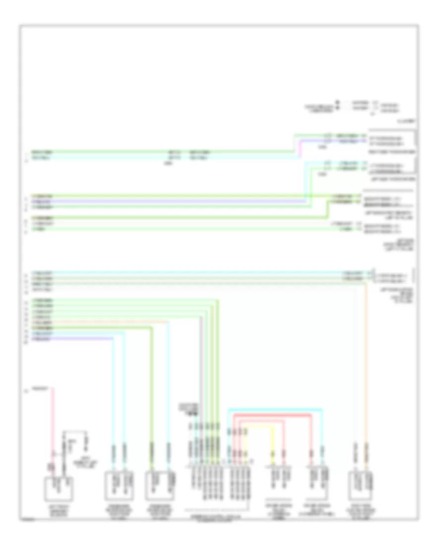Supplemental Restraints Wiring Diagram 2 of 2 for Jeep Grand Cherokee Laredo 2011