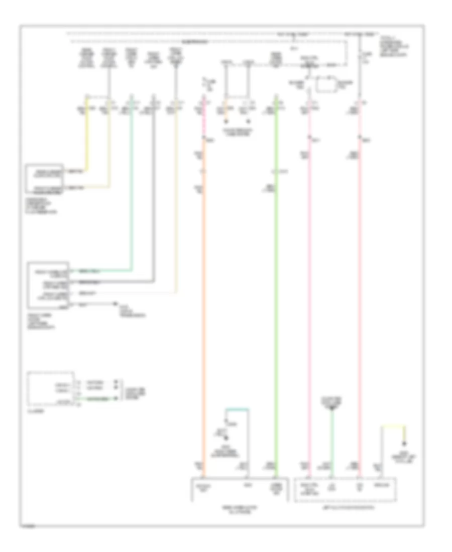 Электросхема стеклоочистителя, дворников и омывателя для Jeep Patriot Sport 2013