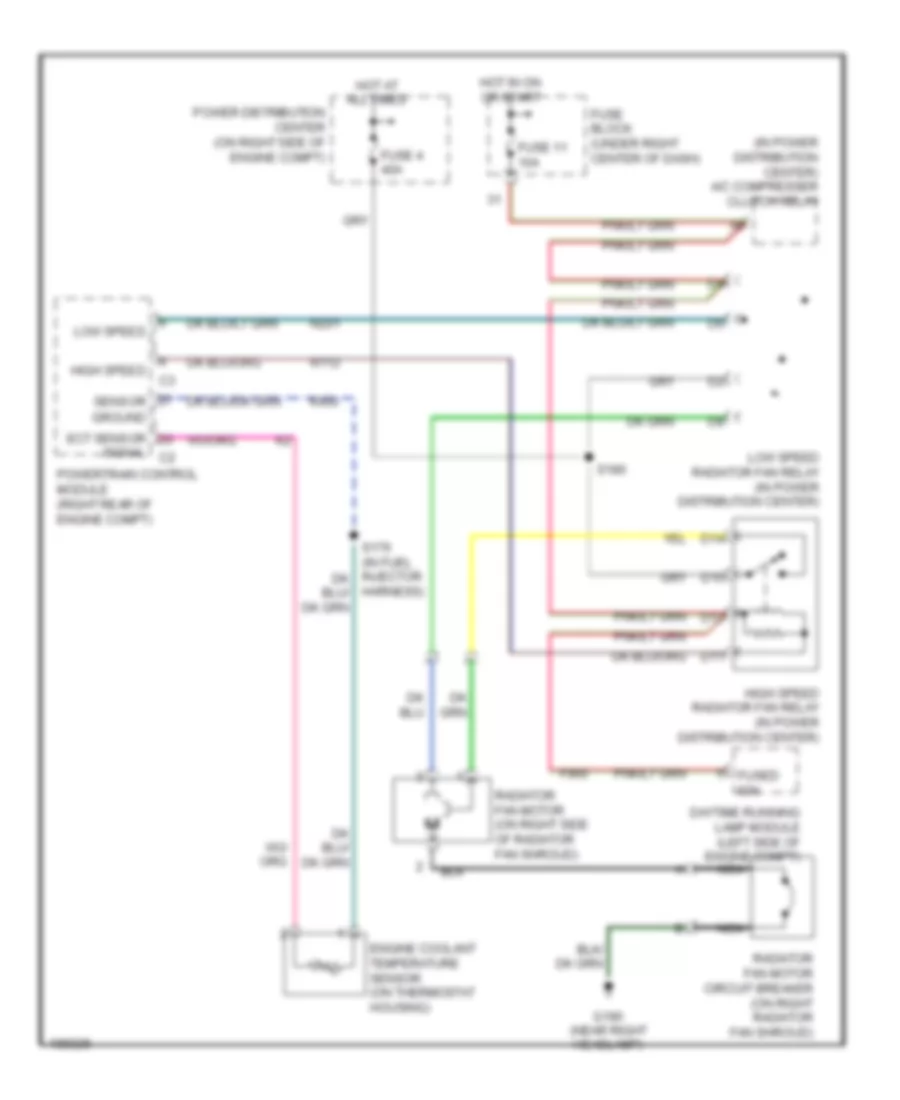 2 4L Cooling Fan Wiring Diagram for Jeep Wrangler X 2005