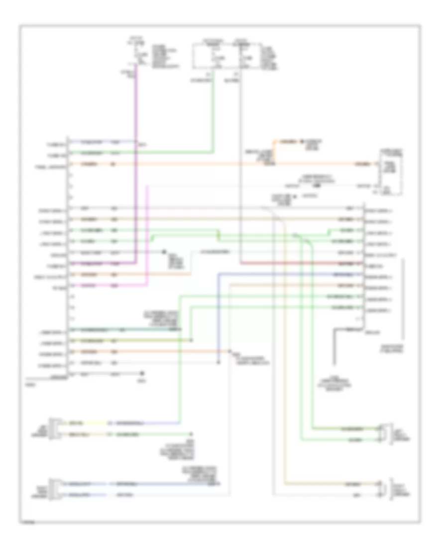 Radio Wiring Diagram for Jeep Wrangler X 2005