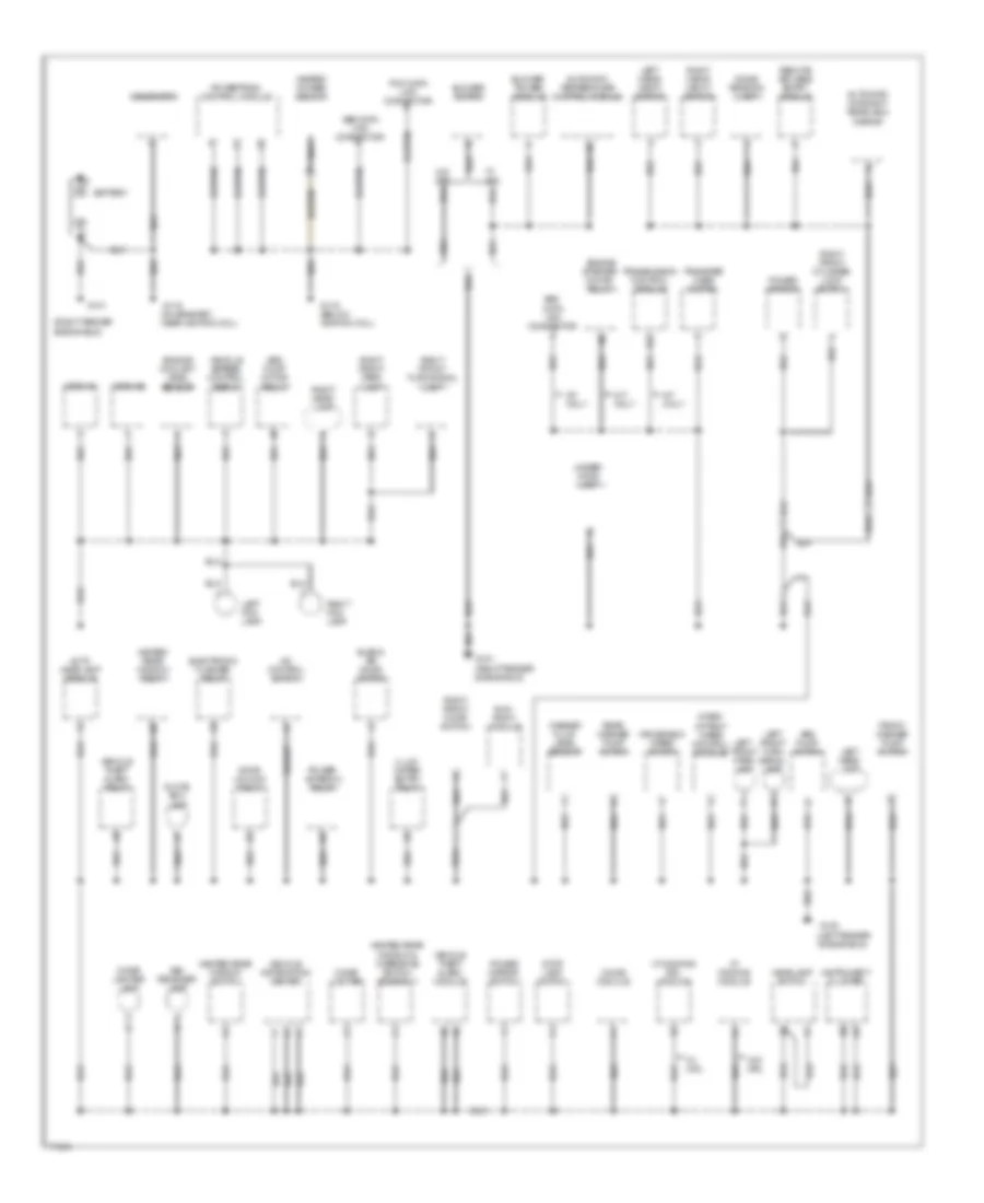 Ground Distribution Wiring Diagram 1 of 2 for Jeep Grand Cherokee Limited 1995