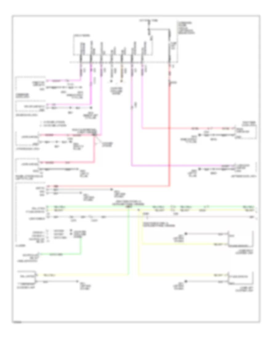 Courtesy Lamps Wiring Diagram 1 of 2 for Jeep Grand Cherokee Laredo X 2011