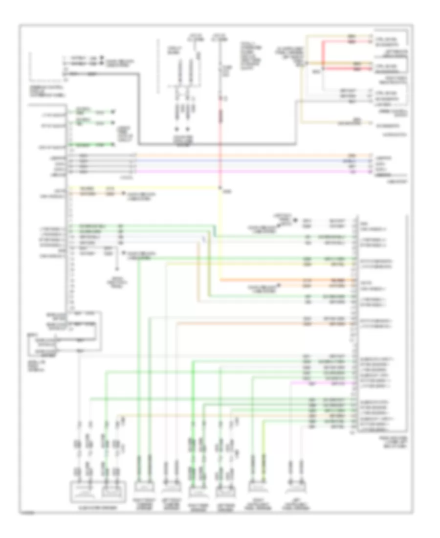 Radio Wiring Diagram, Premium for Jeep Wrangler Rubicon 2013