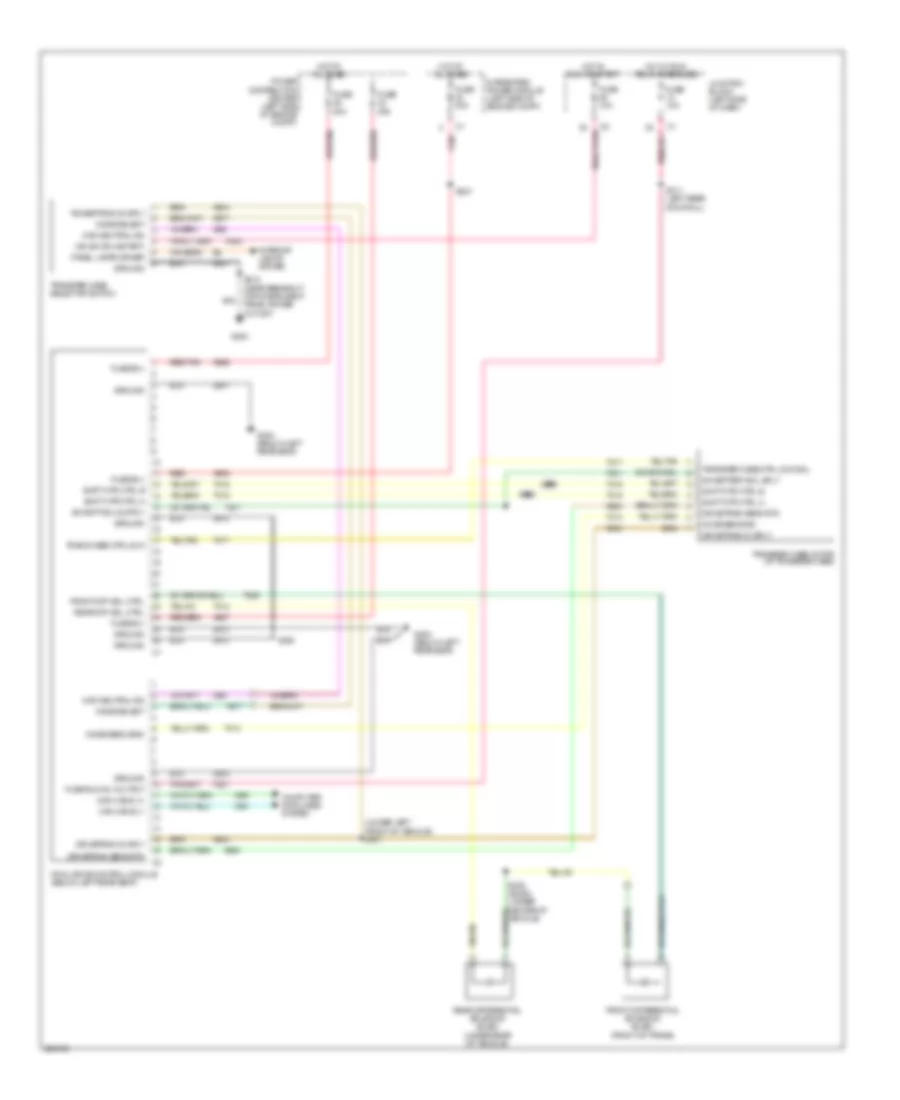 4.7L, 4WD Wiring Diagram for Jeep Commander 2006