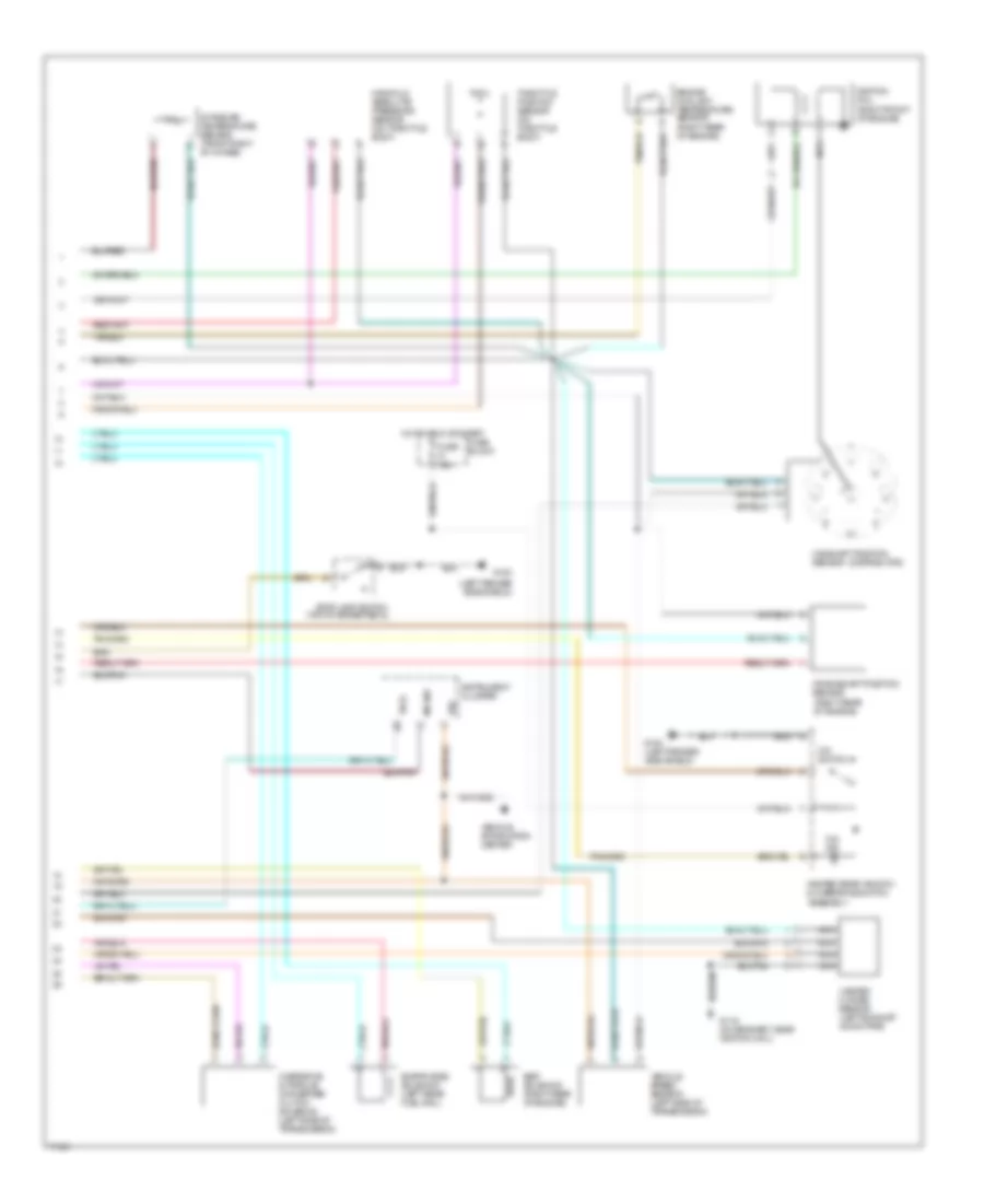 5 2L Engine Performance Wiring Diagrams 2 of 2 for Jeep Grand Cherokee SE 1995