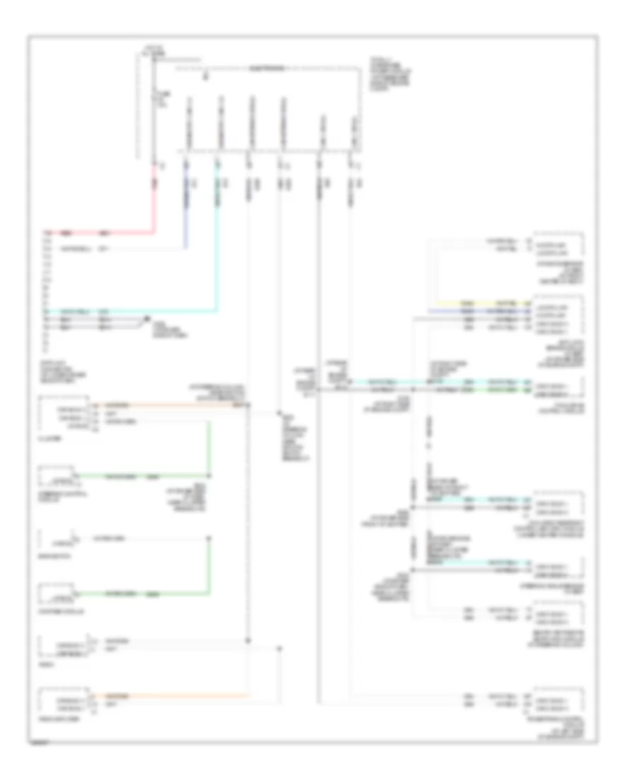 Computer Data Lines Wiring Diagram for Jeep Wrangler Unlimited Rubicon 2008