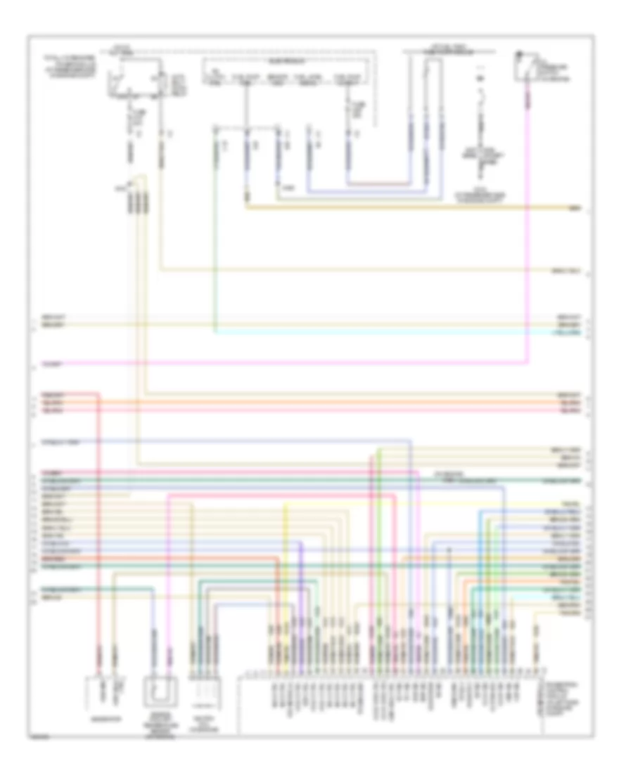 3.8L, Engine Performance Wiring Diagram (2 of 5) for Jeep Wrangler Unlimited Rubicon 2008