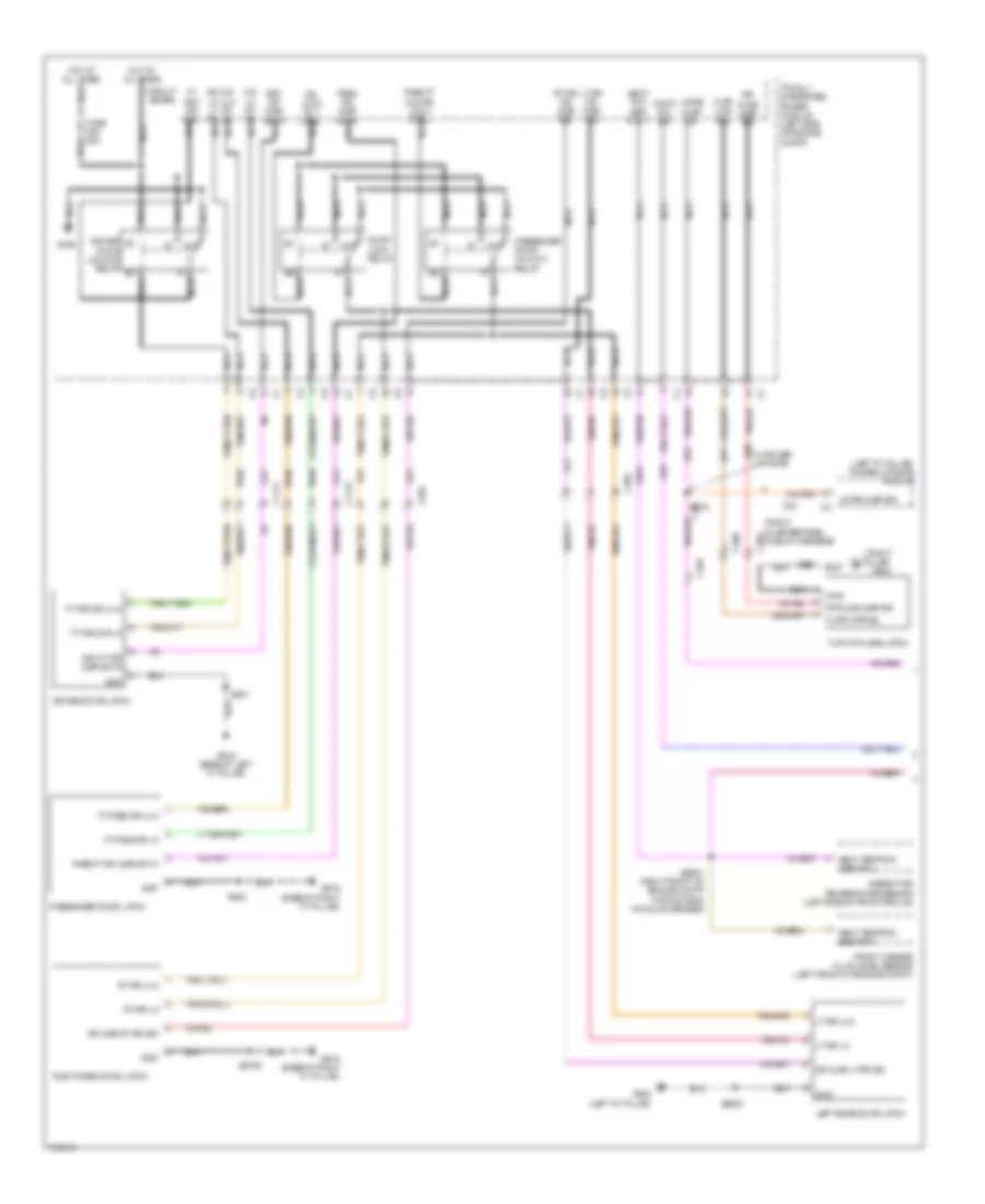 Forced Entry Wiring Diagram 1 of 2 for Jeep Grand Cherokee Limited 2011