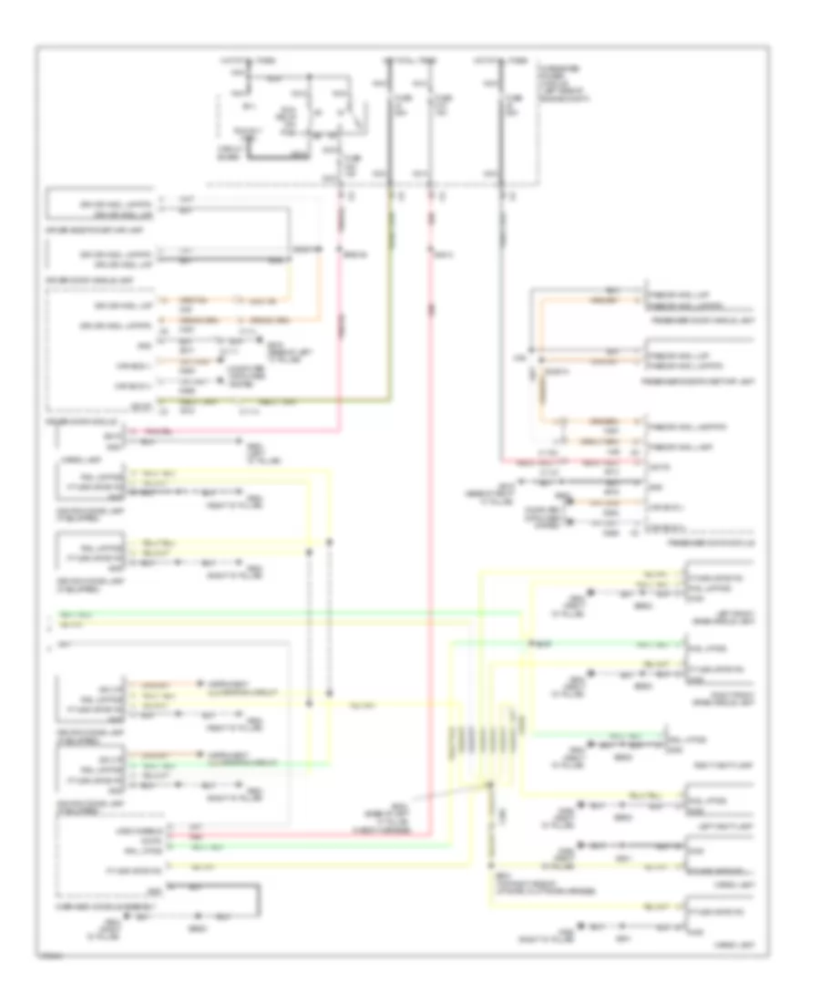 Courtesy Lamps Wiring Diagram 2 of 2 for Jeep Grand Cherokee Limited 2011