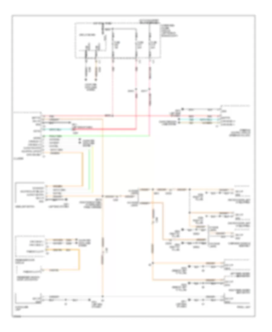 Instrument Illumination Wiring Diagram for Jeep Grand Cherokee Limited 2011