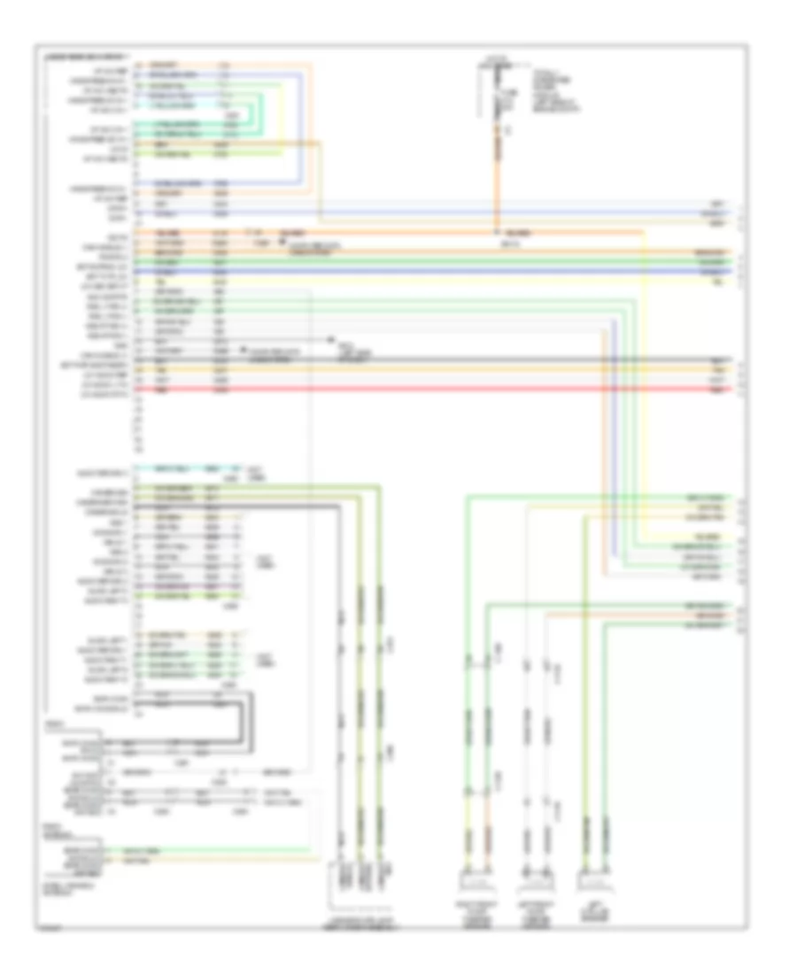 Radio Wiring Diagram 1 of 2 for Jeep Grand Cherokee Limited 2011