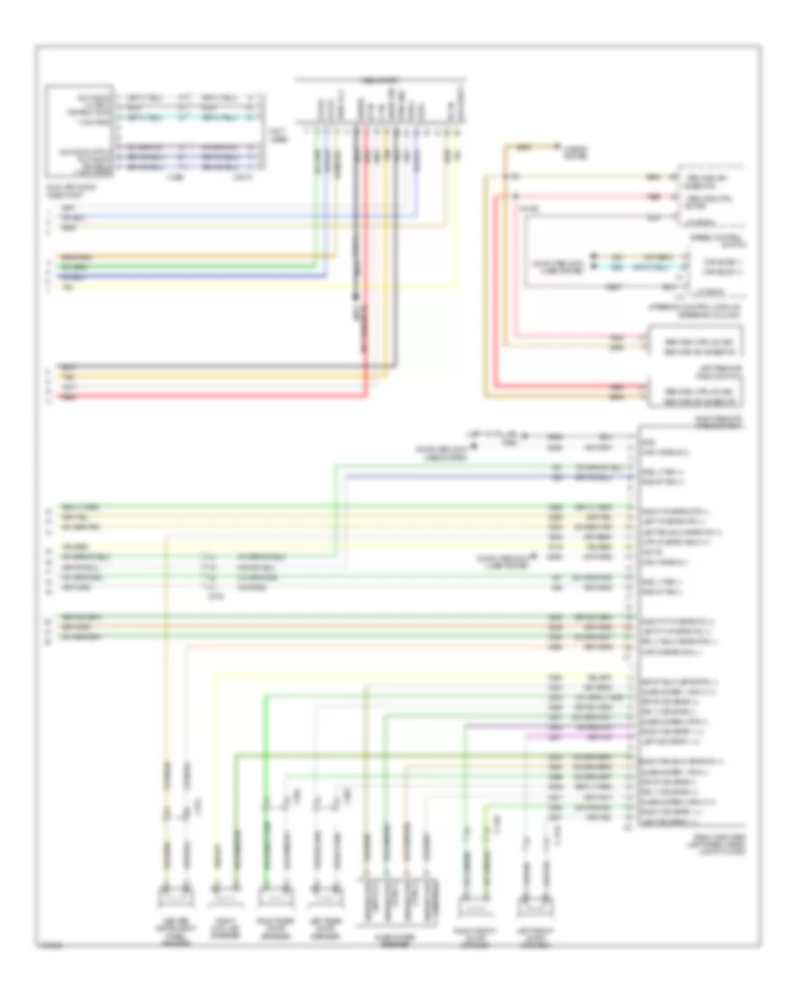 Radio Wiring Diagram 2 of 2 for Jeep Grand Cherokee Limited 2011