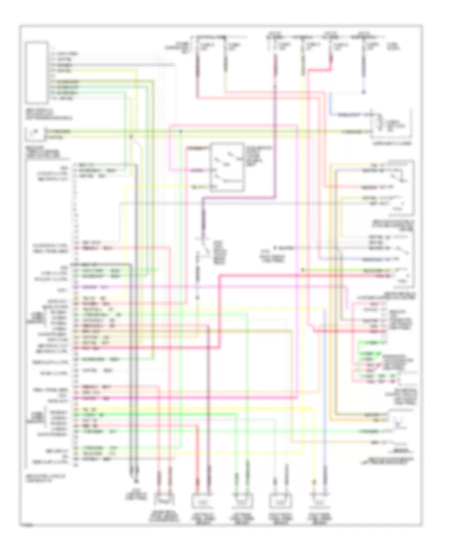 Anti-lock Brake Wiring Diagrams for Jeep Wrangler Rio Grande 1995