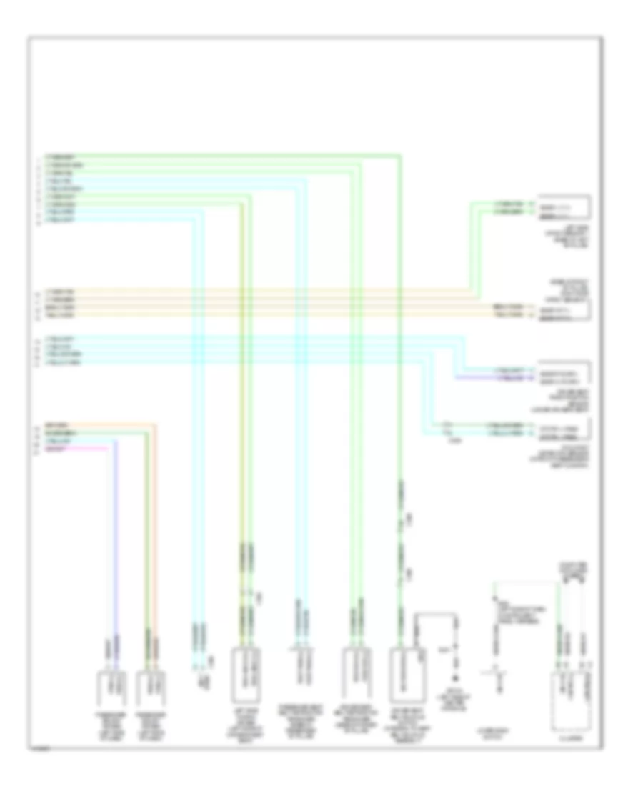Supplemental Restraints Wiring Diagram 2 of 2 for Jeep Wrangler Sahara 2013