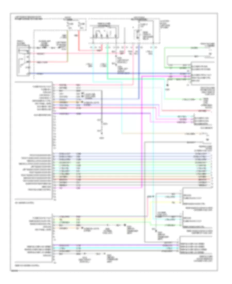 Automatic A C Wiring Diagram 1 of 2 for Jeep Commander Limited 2006
