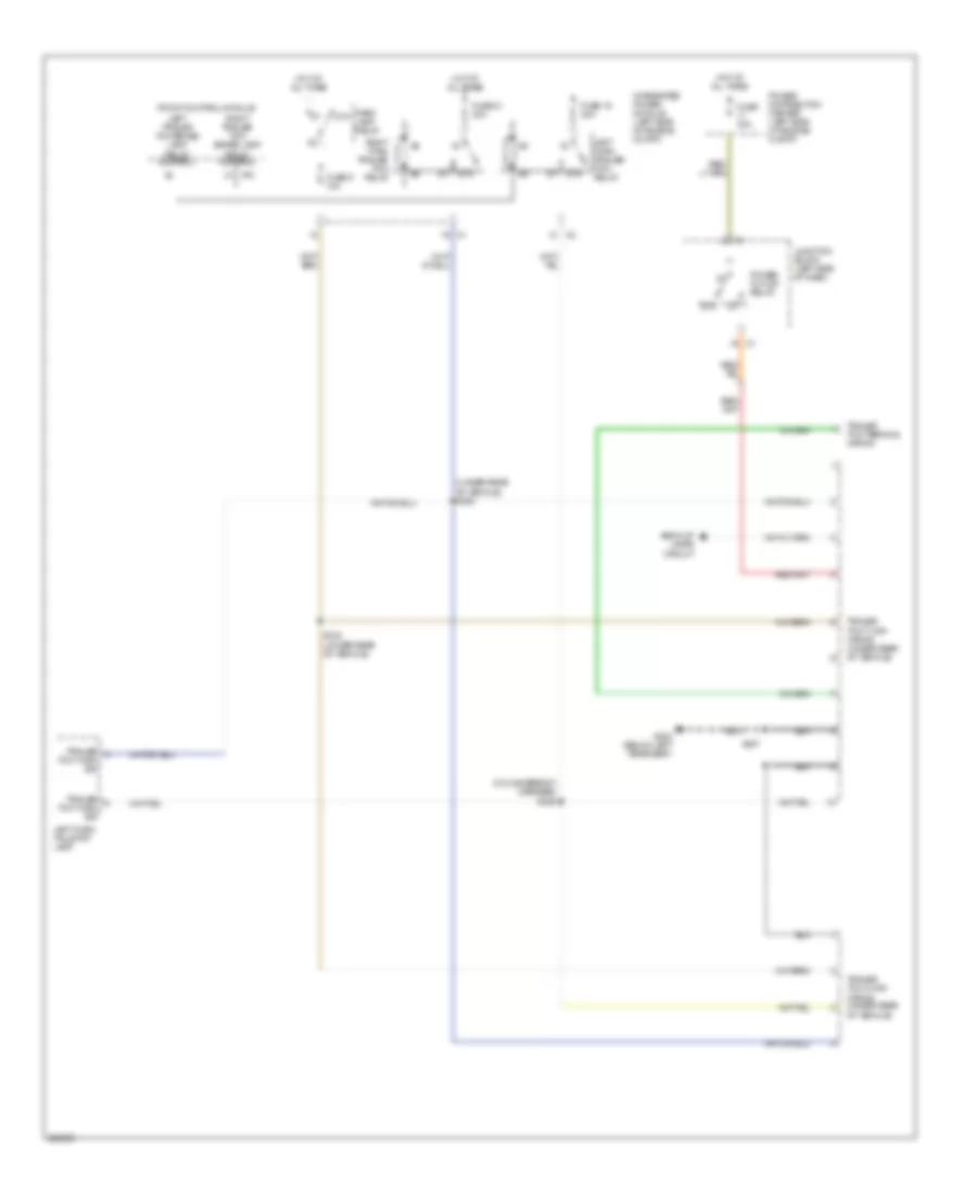 Trailer Tow Wiring Diagram for Jeep Commander Limited 2006