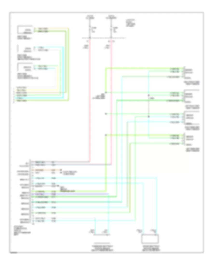 Supplemental Restraints Wiring Diagram (2 of 2) for Jeep Commander Limited 2006
