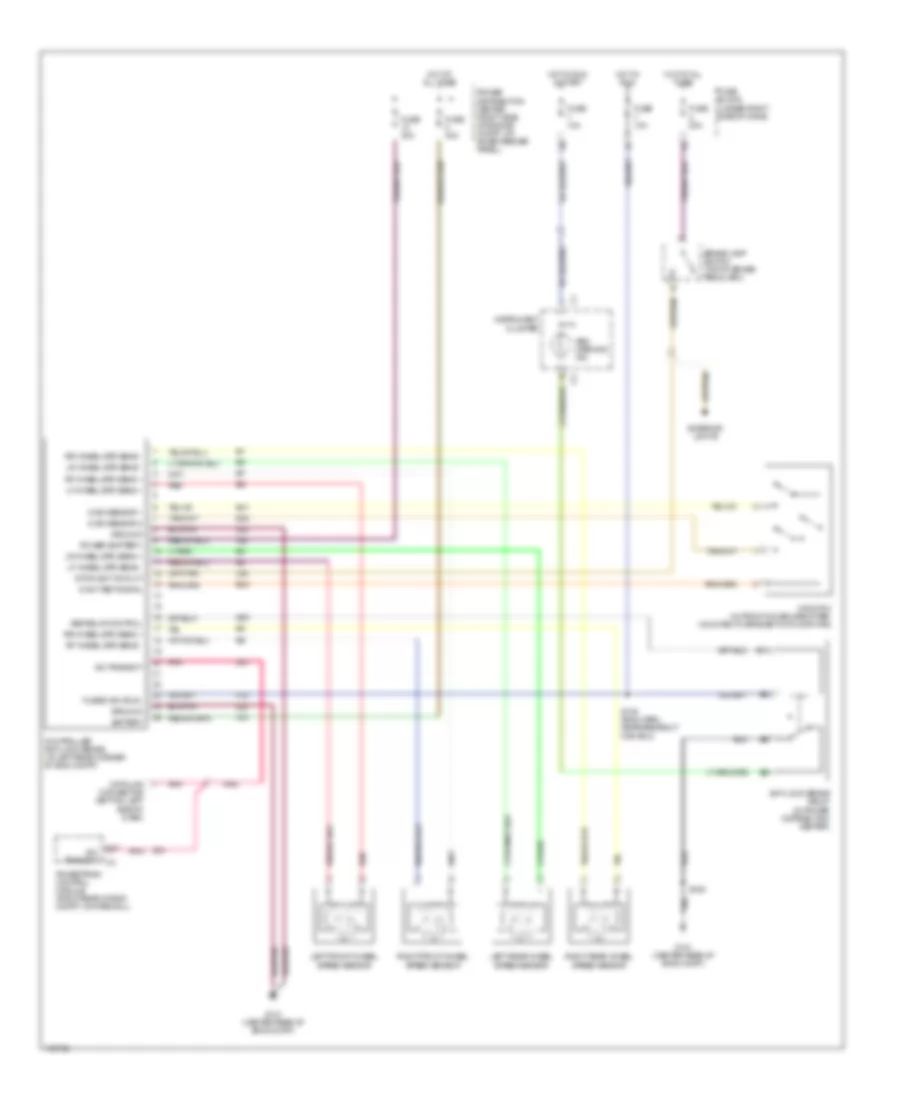 Anti lock Brake Wiring Diagrams for Jeep Wrangler SE 2001