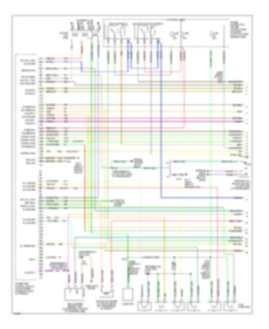 4 0L Engine Performance Wiring Diagrams 1 of 3 for Jeep Wrangler SE 2001