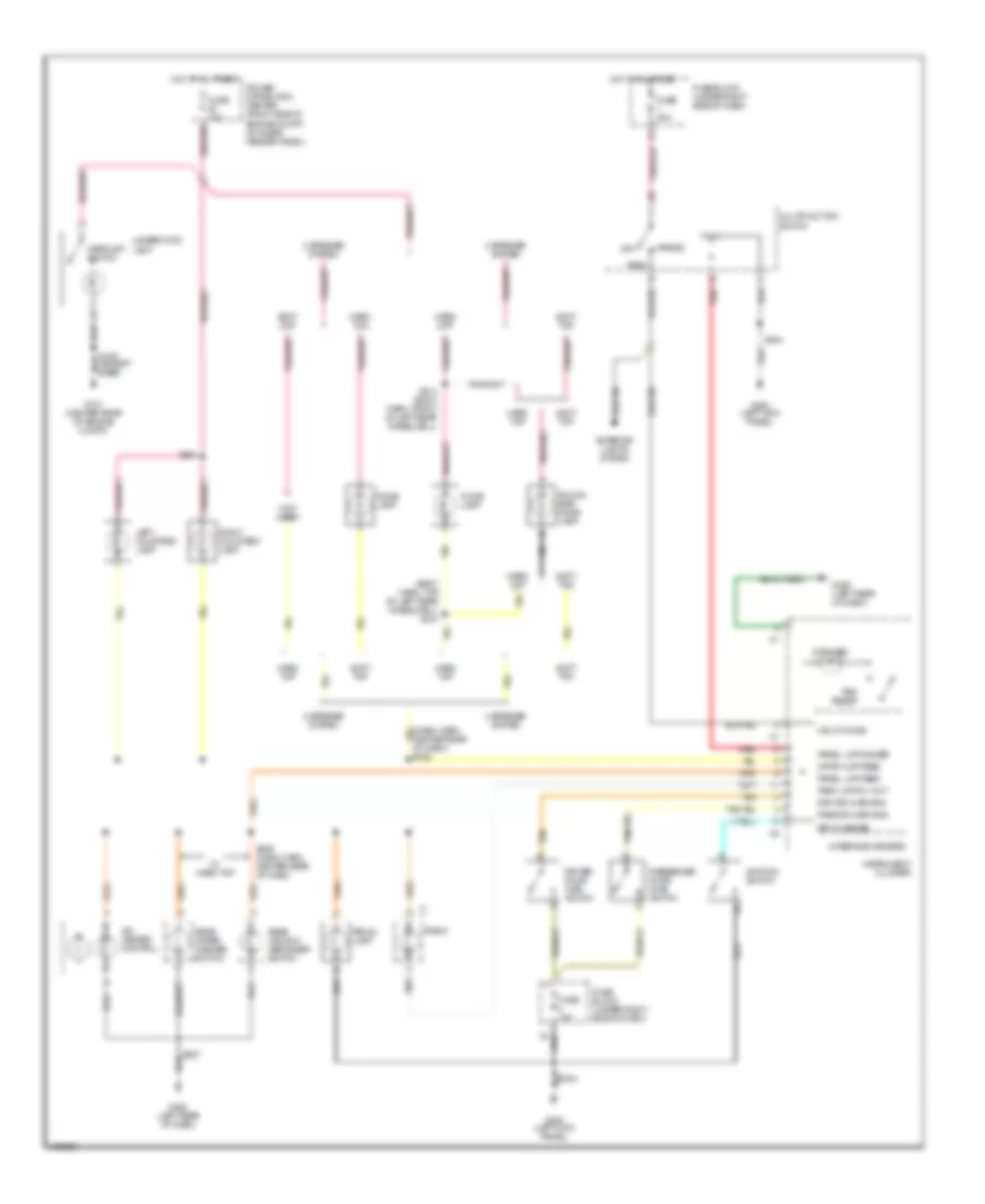 Interior Light Wiring Diagram for Jeep Wrangler SE 2001