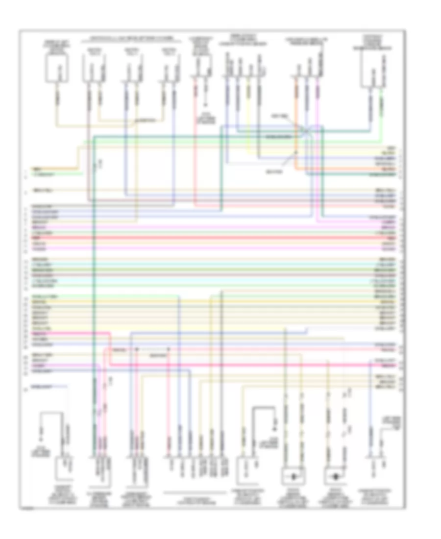 3.6L, Engine Performance Wiring Diagram (3 of 5) for Jeep Wrangler Sport 2013