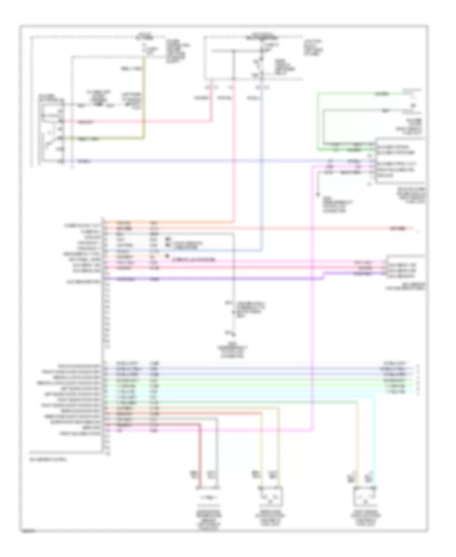 Электросхема кондиционера (1 из 2) для Jeep Grand Cherokee Laredo 2006