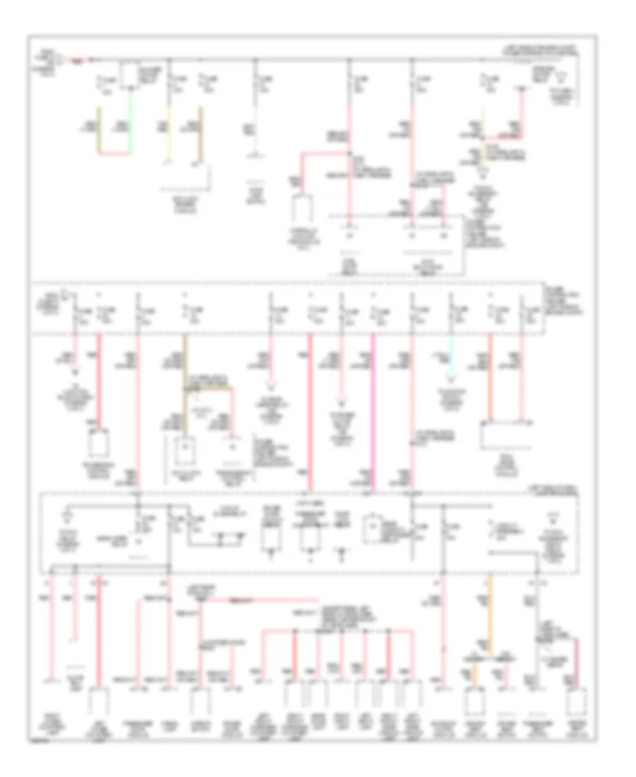 Power Distribution Wiring Diagram 2 of 3 for Jeep Grand Cherokee Laredo 2006