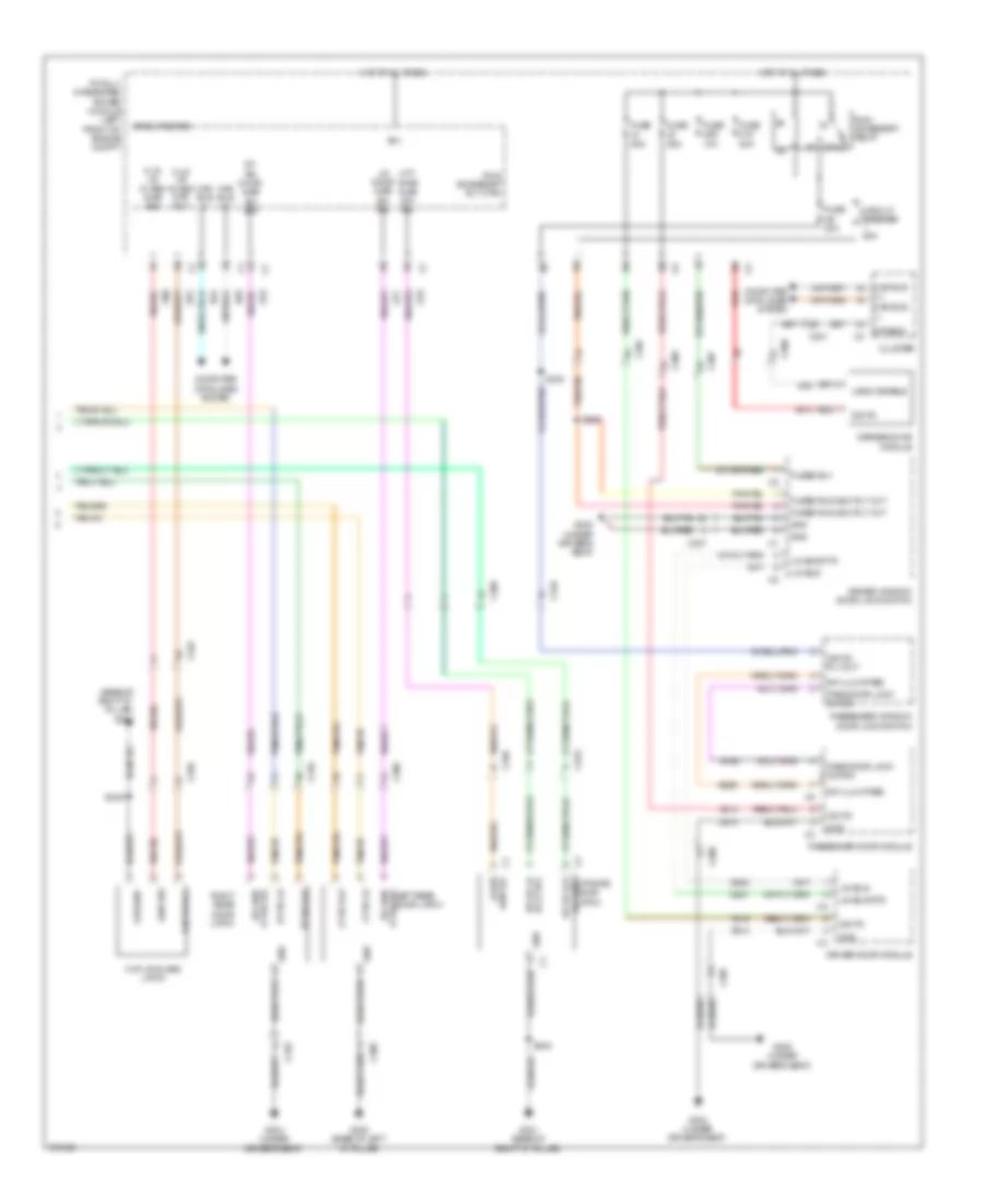 Anti theft Wiring Diagram 2 of 2 for Jeep Liberty Limited 2011