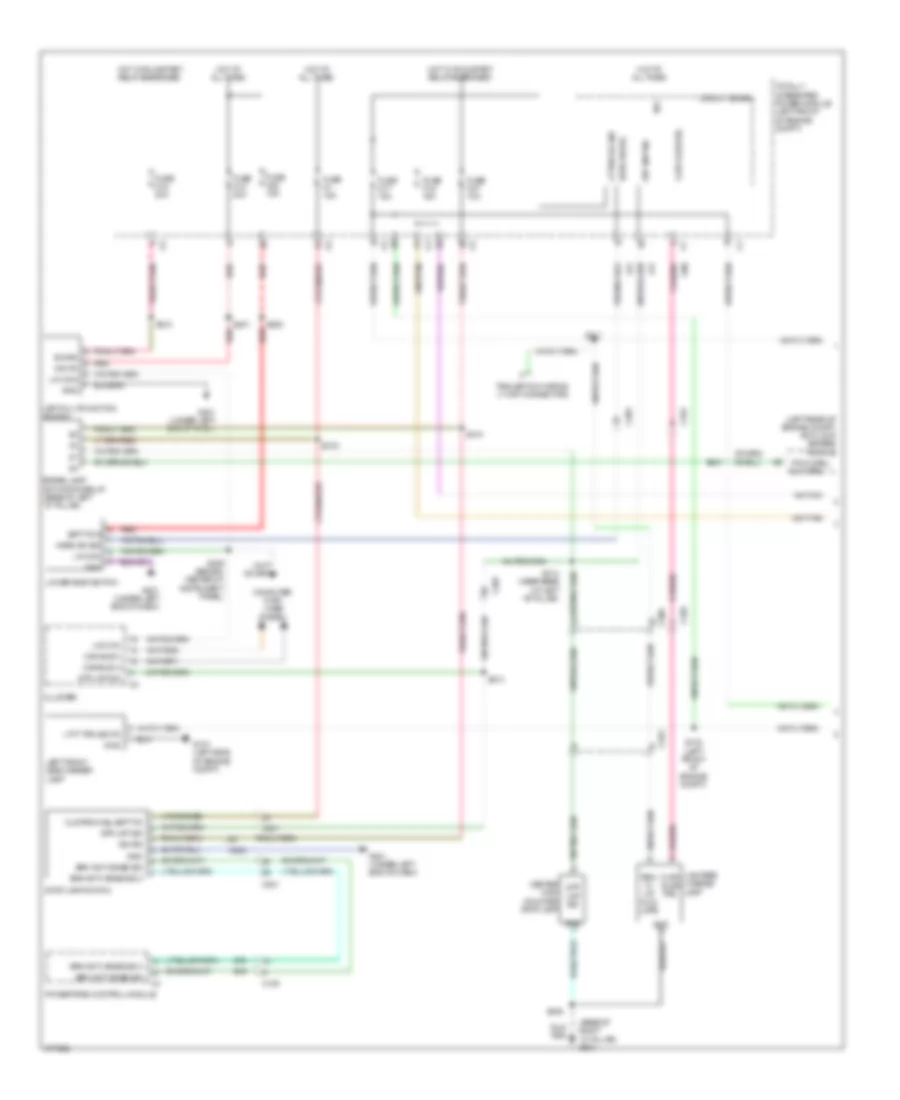 Exterior Lamps Wiring Diagram 1 of 2 for Jeep Liberty Limited 2011