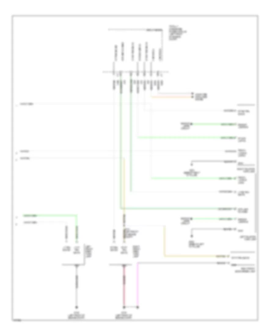 Exterior Lamps Wiring Diagram 2 of 2 for Jeep Liberty Limited 2011