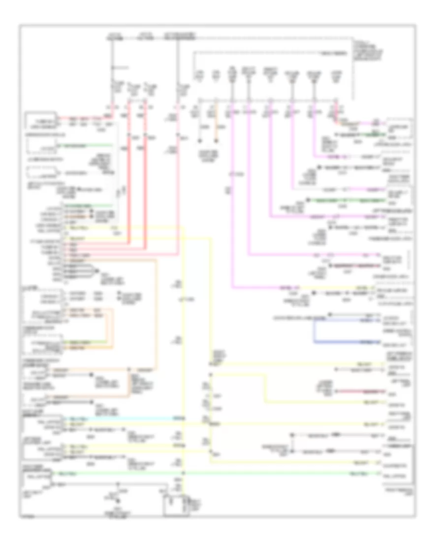 Interior Lights Wiring Diagram for Jeep Liberty Limited 2011